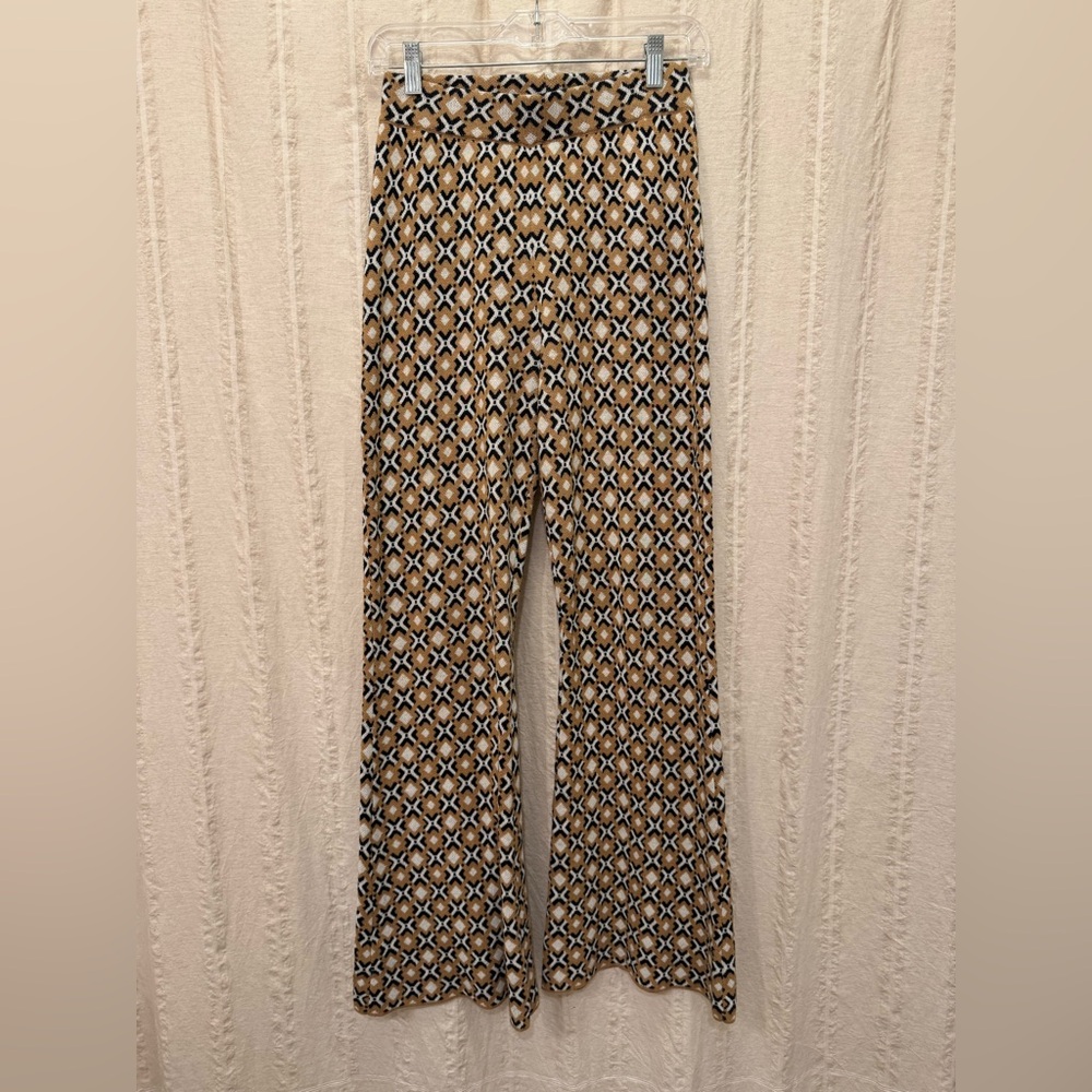 Maeve Cotton Knit Flare Pants